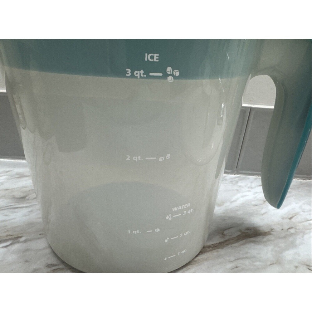 Mr Coffee Iced Tea 3 Quart TM70 Replacement Pitcher with Lid‎ TEAL Oval - Picture 2 of 6